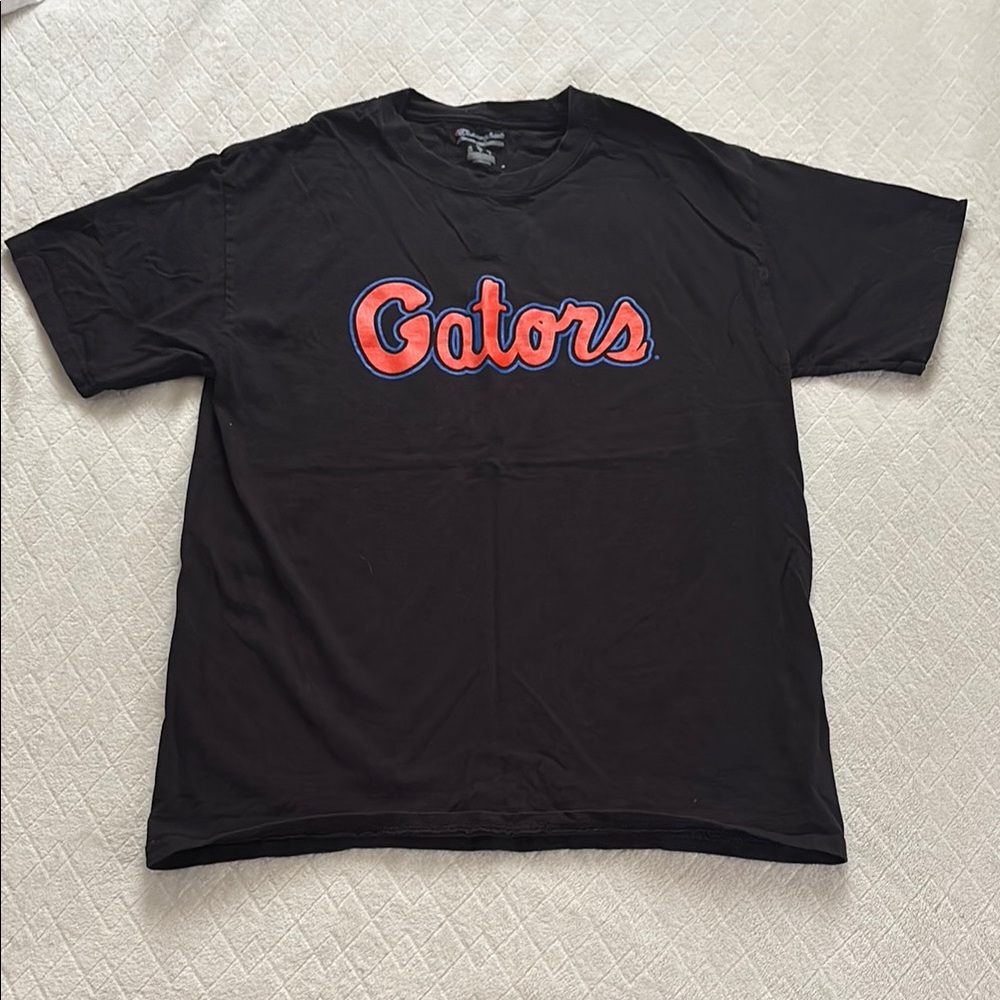 Champion Black and Red Short Sleeve Tee